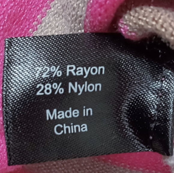 LANE BRYANT XXL PINK SWEATER WITH MULTICOLOR STRIPES - Picture 2 of 6